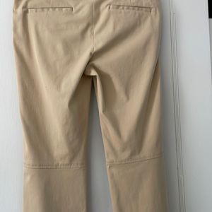 Theory Khaki stretch trousers